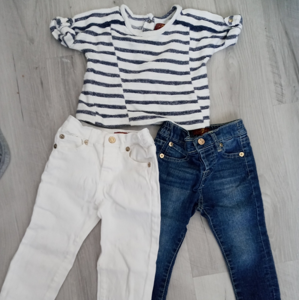 7 For ManKind 3 Pieces Bundle. Size 18M- 24 Month . In Very Good Condition.